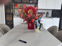 蔓森鑫輕奢仿真花盆栽花玄關(guān)客廳裝飾假花餐桌花藝擺件辦公桌面插花花束 空谷幽蘭 曬單實(shí)拍圖