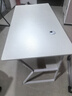 湯能優(yōu)品電腦桌臺(tái)式家用電競(jìng)游戲桌簡(jiǎn)約臥室書桌辦公學(xué)習(xí)桌學(xué)生寫字小桌子 單桌-暖白120*60【C型加固結(jié)構(gòu)】 曬單實(shí)拍圖