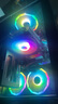 名龍?zhí)茫∕LOONG） HD120 12CM臺式電腦主機靜音機箱LED/ARGB炫酷環(huán)形幻彩散熱風(fēng)扇 ARGB風(fēng)扇黑*5 曬單實拍圖