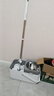 大衛(wèi)旋轉(zhuǎn)拖把40cm桿伸縮99-127cm 2頭加厚拖布  D7一鍵拆卸換頭 曬單實(shí)拍圖