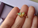 周大生復(fù)購補(bǔ)貼黃金吊墜女足金莫奈星辰蝴蝶硬金七夕禮物送女友 0.75g 曬單實(shí)拍圖