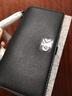Calvin Klein新款時尚字母Logo翻蓋鏈條通勤 休閑通勤單肩斜挎包 女款 DH2806 太空黑 曬單實拍圖