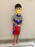 FANGSEN賽羅奧特曼衣服男童套裝夏季兒童睡衣寶寶夏裝短袖短褲小男孩服裝 賽羅奧特曼 130 碼建議身高120CM 曬單實(shí)拍圖