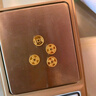 行金銀中足金999五帝幣手鏈轉(zhuǎn)運珠金錢幣DIY編繩手串手繩 生日禮物 嘉慶通寶（克重多退少補） 約0.5g 曬單實拍圖