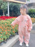 獺惠爬行罩衣寶寶爬行服幼兒四季嬰兒兒童連體畫畫防臟戶外全身衣 安哥拉兔-80碼(適合76-82cm) 曬單實(shí)拍圖