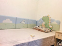 億間屋床頭靠墊軟包男孩卡通兒童房榻榻米軟包墻圍墻面裝飾防撞擋板墻貼 【小恐龍?zhí)诫U(xiǎn)啦】120cm寬*70cm高 曬單實(shí)拍圖