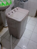YANGZI揚(yáng)子集團(tuán)洗衣機(jī)半自動老式家用雙桶大容量雙缸洗衣機(jī)藍(lán)光 洗脫雙筒小型波輪 9公斤強(qiáng)勁電機(jī)-小型款 曬單實(shí)拍圖