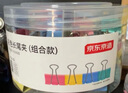京東京造 長尾夾燕尾夾 彩色混合裝19mm+25mm+32mm（63只組合）票夾鳳尾夾蝴蝶夾票據(jù)夾文件夾 曬單實拍圖