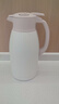 象?。╖O JIRUSHI）保溫壺316L不銹鋼內(nèi)膽HL桌面居家用辦公保冷大容量熱水瓶暖水壺 【新款/316L】HL19C-磨砂白 1.9L 曬單實(shí)拍圖