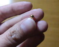 吾皇老金黃金古法金珠足金999DIY配件手鏈項鏈小金珠路路通散珠情侶手串 約0.15g 曬單實拍圖