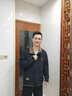 XJSGS官方國際正品牌男士高端皮衣外套春秋季商務中年棒球服輕奢侈夾克 高檔黑色【名牌男士】 L 【建議110斤-120斤】 曬單實拍圖