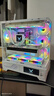 瓦爾基里（VALKYRIE）VK03 WHITE 白色 ATX 游戲電腦臺(tái)式機(jī)箱 支持360水冷 6.2吋觸摸屏 270°海景房 曬單實(shí)拍圖