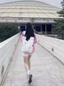 KMV羽毛球包網(wǎng)球運動健身包潮游泳雙肩背包旅行包男女訓練學生書包 白色 曬單實拍圖