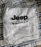 JEEP SPIRIT吉普短袖男士夏季純棉舒適休閑簡約百搭圓領(lǐng)t恤男生上衣 白色 M 曬單實拍圖