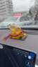 紫杉堡汽車(chē)擺件福祿平安車(chē)內飾品中控臺小車(chē)裝飾品 金琥葫蘆+貔貅紅瑪瑙 曬單實(shí)拍圖