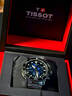 天梭（TISSOT）瑞士手表男藍(lán)色表盤海星系列三眼石英機(jī)芯鋼帶T120.417.11.041.01 曬單實(shí)拍圖
