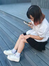 UIWI小香風(fēng)板鞋女夏季透氣高顏值百搭厚底休閑鞋輕奢增高女鞋時尚街拍 小香風(fēng)白U875 37 建議拍大一碼 曬單實(shí)拍圖