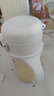 WOIBABY適配貝親直飲吸管奶瓶配件學(xué)飲吸管水杯蓋寬口徑手柄三代通用 白色（12個月+）吸管彈力杯蓋+手提繩 曬單實(shí)拍圖
