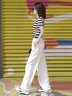 妍莉芬（yanlifen）夏裝搭配衣服一整套時尚套裝女裝小個子穿搭休閑闊腿褲鹽系兩件套 《兩件套》上衣+褲子送腰帶 2XL 【建議130-145斤】 曬單實拍圖