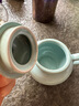 凝雅汝窯茶壺掇球壺 陶瓷手工單壺辦公家用中式開片可養(yǎng)汝瓷功夫茶具 開片掇球壺（無禮盒約230ml） 曬單實拍圖