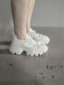 百思圖2025夏商場(chǎng)新款蝴蝶結網(wǎng)面透氣厚底老爹鞋女休閑鞋UTJ01BM5 米白色 經(jīng)典款 36 曬單實(shí)拍圖
