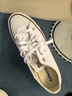 匡威（Converse）官方All Star經(jīng)典帆布男女低幫休閑運(yùn)動(dòng)小白鞋101000 101000/白色 39.5 曬單實(shí)拍圖