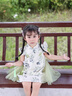 漢唐貝貝女童旗袍夏款2025新款洋氣新中式古風(fēng)熊貓紗裙兒童國(guó)風(fēng)夏裝連衣裙 熊貓網(wǎng)紗連衣裙 120 (建議105-115cm 4-5.2周歲) 曬單實(shí)拍圖