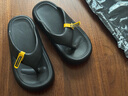 WCZ德國拖鞋男士女士居家室內外穿防滑防臭耐磨高端室外夾腳人字拖 耀夜黑男款  40 /41 【適合39-40腳穿】 曬單實(shí)拍圖