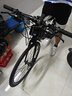 永久公路車(chē)自行車(chē)直把彎把山地車(chē)男女越野變速700C單車(chē)青少年競速賽車(chē) 鋼架 黑色 27速 燕把輻條輪 曬單實(shí)拍圖
