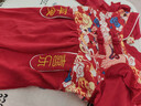 優(yōu)奇嬰兒衣服秋季連體衣女寶寶滿(mǎn)月服春秋款蛇年哈衣百天周歲禮服秋裝 曬單實(shí)拍圖
