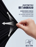 361度運(yùn)動(dòng)褲女新品夏季冰感防曬彈力直筒九分褲針織基礎(chǔ)休閑褲子女 【直筒】超級(jí)黑 2XL 曬單實(shí)拍圖