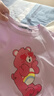 播商場同款秋新款個性撞色領萌趣動物印花T恤女BDQ3YD0263 P10淡粉紫 S 曬單實拍圖