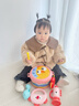 京悠雨嬰兒玩具早教兒童手拍鼓6個(gè)月以上7幼兒0女寶寶8八半一1歲3九 【粉-雙面鼓】可收納+送2錘子 曬單實(shí)拍圖