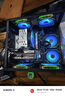 光威（Gloway）32GB(16GBx2) DDR5 6000 臺式機內(nèi)存條 龍武 RGB燈條 海力士A-die CL28 星空黑【部分兼容】 曬單實拍圖