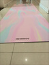 neumee美國(guó)品牌專業(yè)瑜伽天然橡膠墊防滑吸汗舞蹈金底輕奢紀(jì)念日禮物粉 曬單實(shí)拍圖