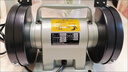 家用小型砂輪機臺式磨刀機沙輪機220V電動金屬拋光機125寸打磨機 手提砂輪機 曬單實拍圖