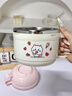恩壽溯吉伊卡哇泡面碗不銹鋼上班族飯碗可愛(ài)宿舍學(xué)生飯碗小八手機架飯盒 大容量款-吉伊-1700ml帶菜格 曬單實(shí)拍圖