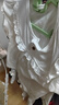 童泰（TONGTAI）童泰女寶寶短袖套裝夏季嬰兒衣服女童上衣短褲睡衣家居服內(nèi)衣網(wǎng)眼 米白 100 曬單實拍圖