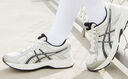 亞瑟士ASICS網面跑鞋百搭男鞋緩震運動鞋透氣跑步鞋 GEL-CONTEND 4 白色/銀色 40.5 曬單實拍圖