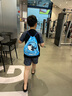 李寧（LI-NING）兒童泳衣男童中大童胖童游泳衣分體泳褲8821黑灰140 曬單實(shí)拍圖