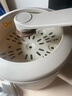 美的（Midea）電煮鍋 小電鍋 電蒸鍋 長(zhǎng)柄 宿舍小鍋 多功能輔食鍋 學(xué)生宿舍泡面XZE2017 1.6L配蒸籠【國(guó)家補(bǔ)貼】 曬單實(shí)拍圖