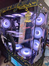 瓦爾基里VALKYRIE VK03屏幕版白色黑色側(cè)透海景房360水冷背插ATX主板中塔機(jī)箱外觀二次元定制機(jī)箱ARGB燈板 雅兒貝德【黑機(jī)箱屏幕版+UV定制】現(xiàn)有方案定制 曬單實(shí)拍圖