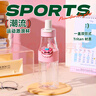 杯具熊雙飲塑料吸管杯大容量便攜運(yùn)動涼水壺戶外跑步騎行喝水杯 激浪雙飲塑料杯-辰龍630ml 曬單實拍圖