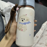 Diller兒童保溫杯吸管杯直飲杯316不銹鋼水壺幼兒園小學(xué)生上學(xué)專用水杯 臘腸小狗 500ml 吸管+直飲 曬單實拍圖