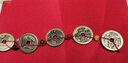 和堂悅舍五帝錢(qián)入戶(hù)門(mén)真品開(kāi)過(guò)出入平安銅錢(qián)過(guò)門(mén)石正品壓門(mén)檻大門(mén)地磚朱砂 發(fā)順豐【加厚入戶(hù)門(mén)專(zhuān)用】2.8cm已粘好 曬單實(shí)拍圖