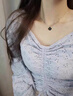 赫蓮娜四葉草項鏈女感溫變色吊墜時(shí)尚飾品高級生日禮物女首飾情人節禮物 【最快送達】HR四葉草（紅與黑） 曬單實(shí)拍圖