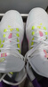 李寧（LI-NING）籃球鞋男春秋款籃球系列中幫減震回彈專(zhuān)業(yè)反伍透氣網(wǎng)面籃球鞋 標準白/熒光果酸綠【反伍4】 43 曬單實(shí)拍圖