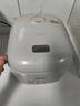 美的（Midea）電飯煲電飯鍋家用商用柴火飯多功能預(yù)約小型迷你煮飯2-3-4-5-8人大容量快煮飯不銹鋼內(nèi)膽不易粘鍋 0涂層 3L 母嬰級(jí)316L不銹鋼內(nèi)膽卡其灰偏白 曬單實(shí)拍圖