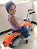 貝趣兒童電動(dòng)車摩托車1-3-6歲寶寶2-9歲小孩玩具車可坐人男孩生日禮物 豪華橙丨12V4.5+腳油門+藍(lán)牙音樂 女孩兒童車電瓶車 曬單實(shí)拍圖
