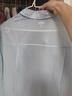 森馬（Semir）長(cháng)袖襯衫女夏季中長(cháng)款oversize防曬衣落肩松弛感襯衣101325105002 曬單實(shí)拍圖